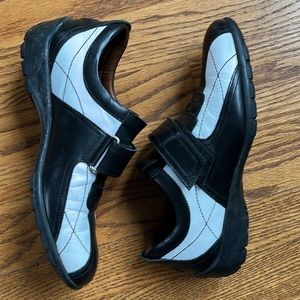 Donald J Pliner - Italian Leather Sport Black/White - Sneakers Size 6